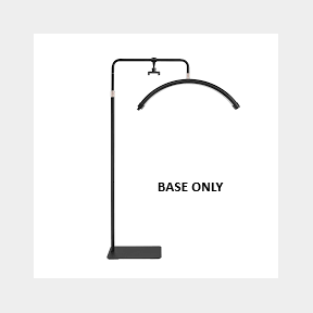 Half Moon Adjustable Beauty LED Floor Lamp - Black -| Bar 9902186236086 BASE ONLY- 51745/10046- B4 (S8)