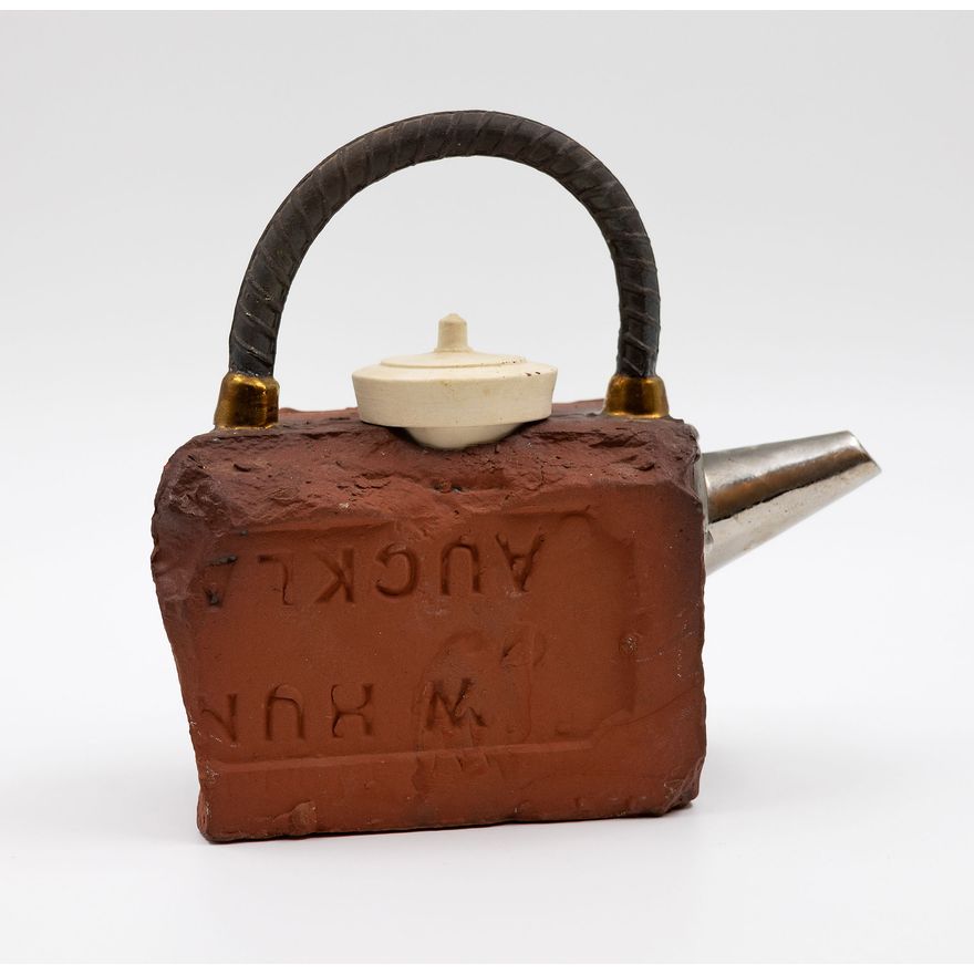 Peter Lange - 'Broken Brick' teapot