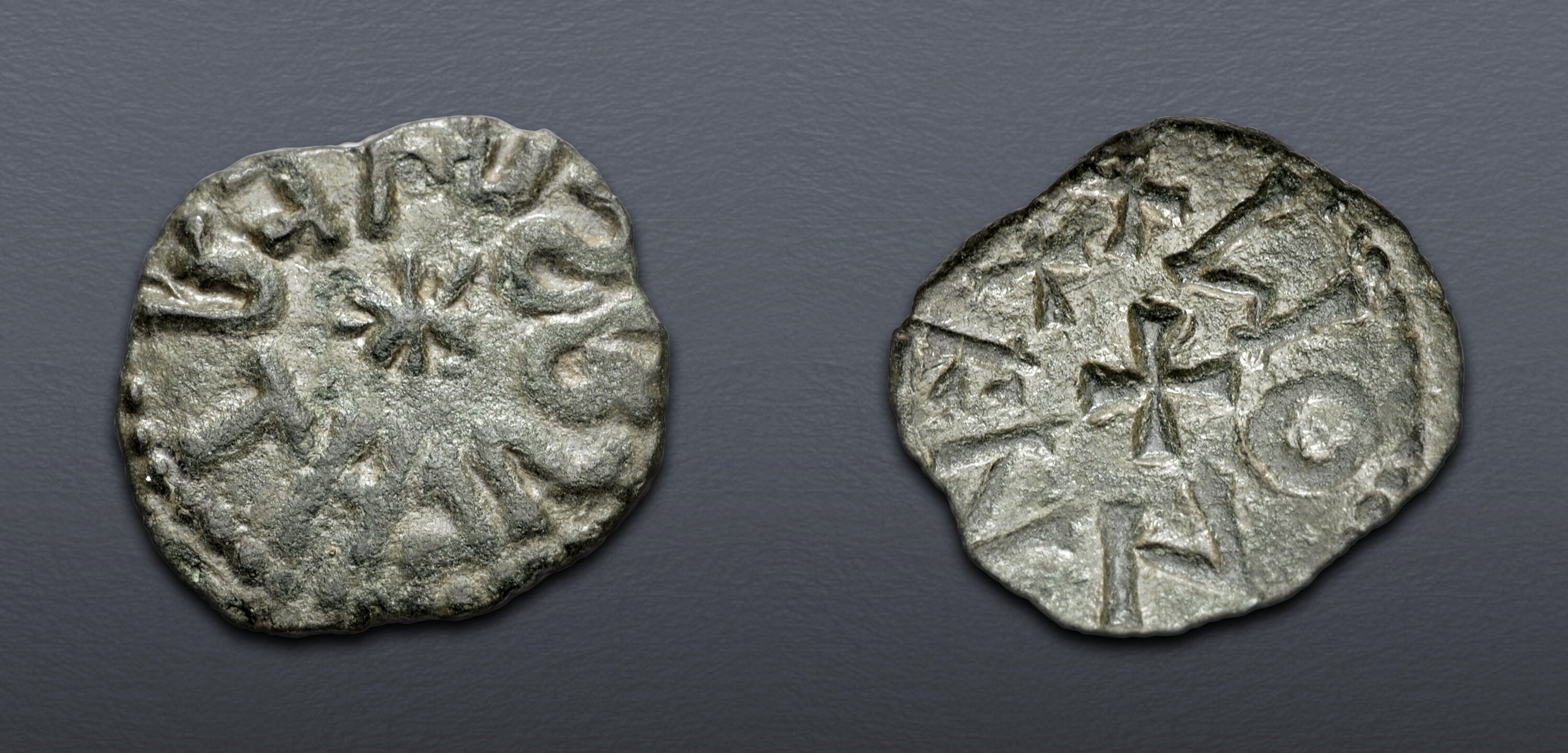 ANGLO-SAXON, Kings of Northumbria. Osberht. 849/50-867. Æ Styca (12mm ...