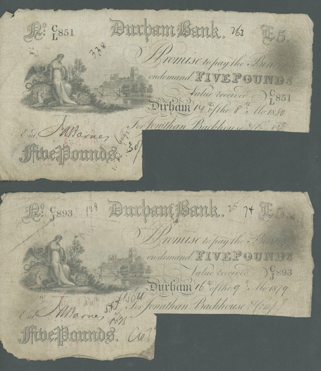 Durham Bank & York Bank, England [3 notes] (Outing 722, 2455), | Spink