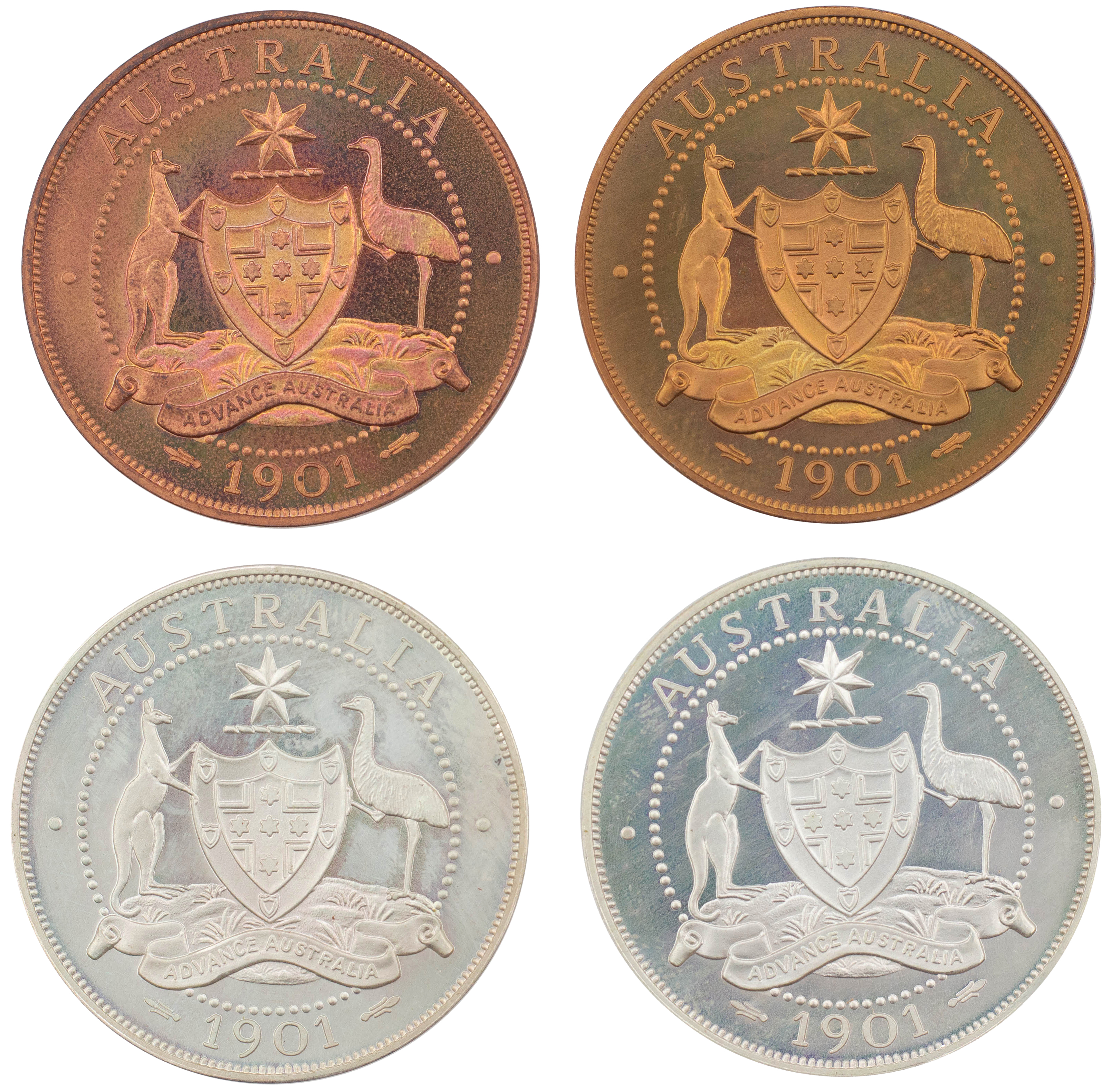 INA Patterns, Florin, 1901, GEM