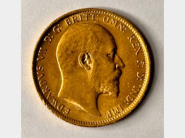 1908 EDWARD VII SYDNEY MINT GOLD SOVEREIGN