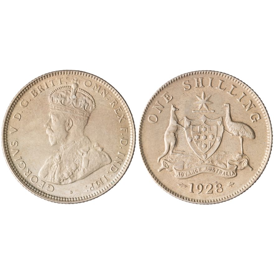 George V, Shilling, 1928,  EF