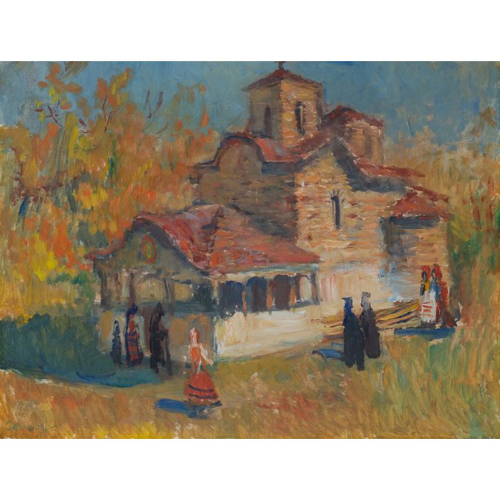 Christo Poganovo Monastery around 1954