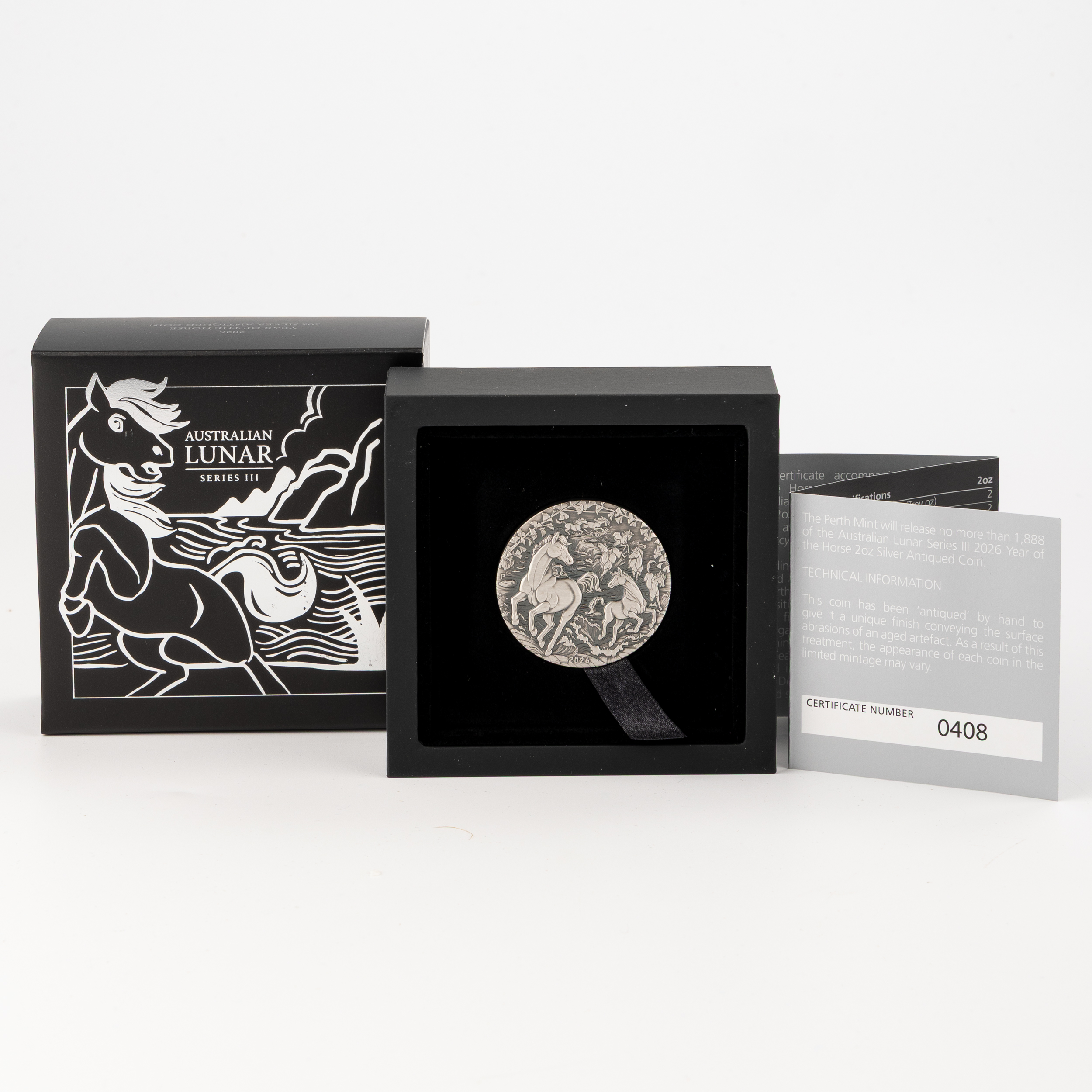 Charles III, Perth Mint - Australian Lunar Series III, Two Dollars, 2026, UNC