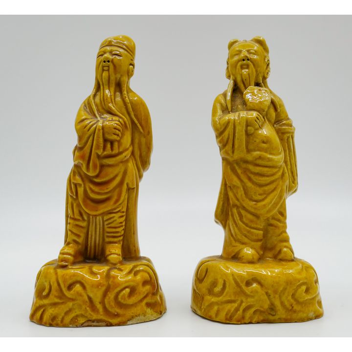 4pc Old Chinese Export Porcelain Small Figures 2.5'' and 4.5''