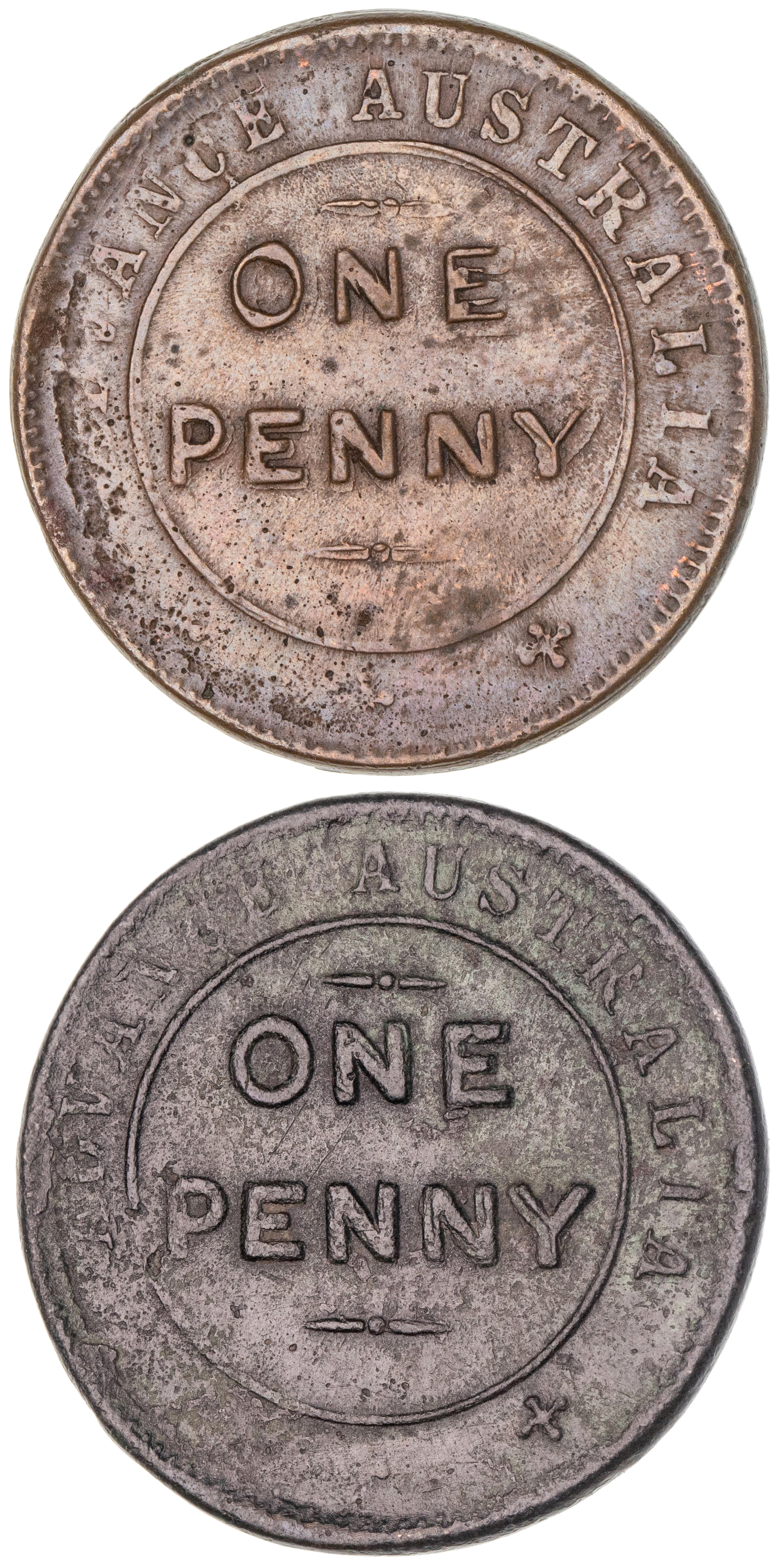 244 · A.308a - Whitty & Brown, Sydney, Penny,  Fine