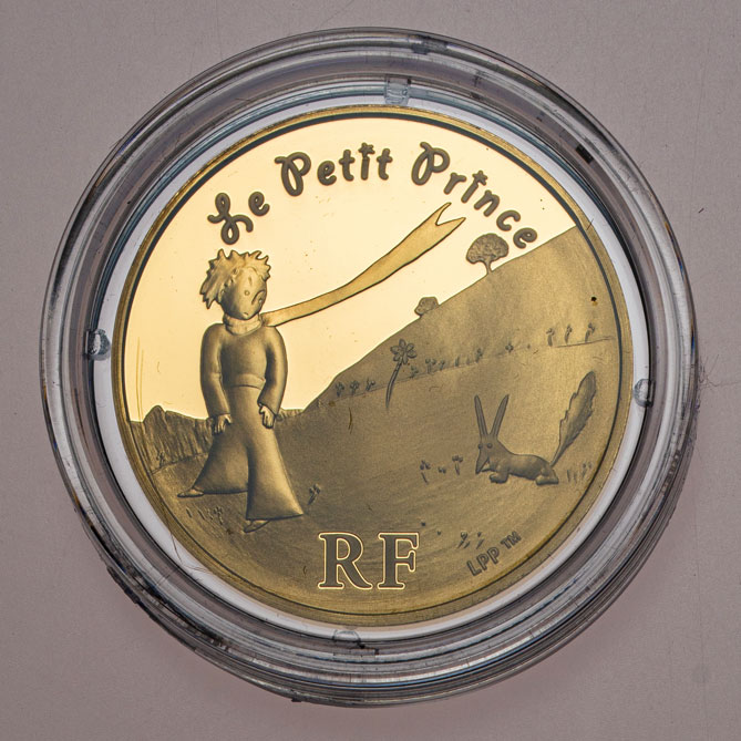 フランス-France. プルーフ. Proof. 星の王子さま 金貨3種揃プルーフ