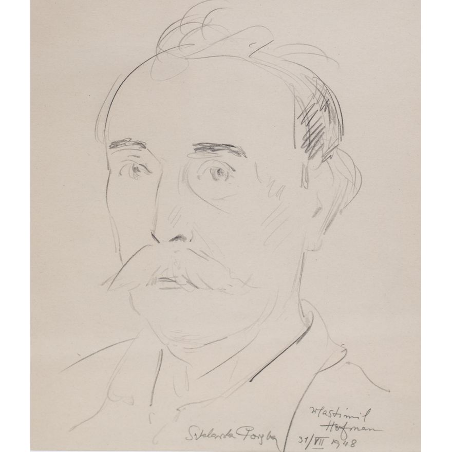 Wlastimil Hofman | Autoportret, 1948 r.