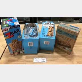 36X ZBAR, 12X GRAIN FREE GRANOLA BARS, 128X KIRKLAND SIGNATURE GRANOLA BARS