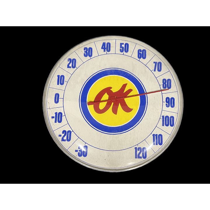Chevrolet Ok Cars Tin Metal Thermometer