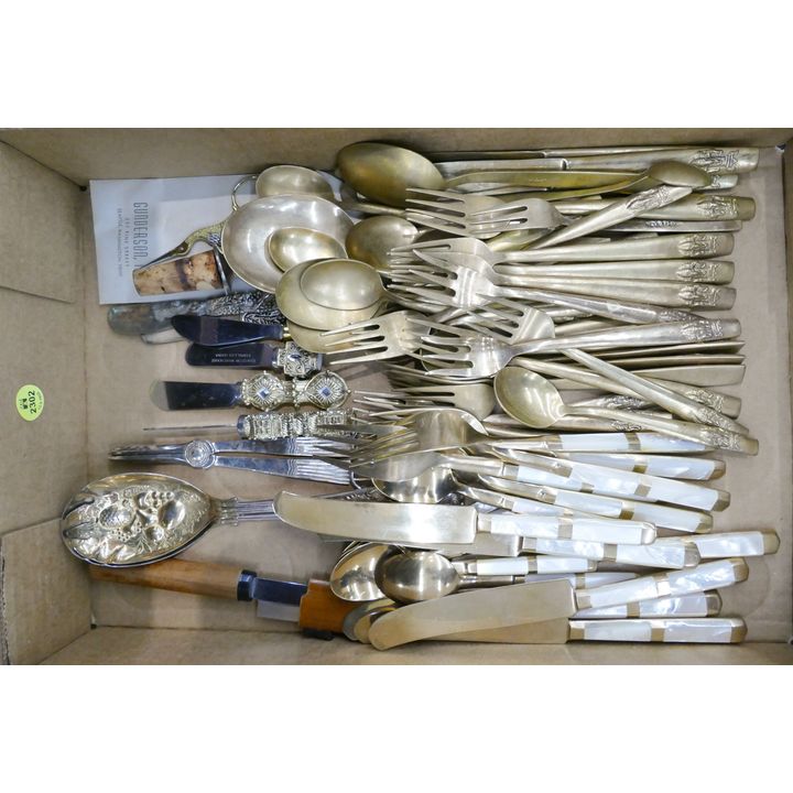 Box Thai Brass Flatware Etc