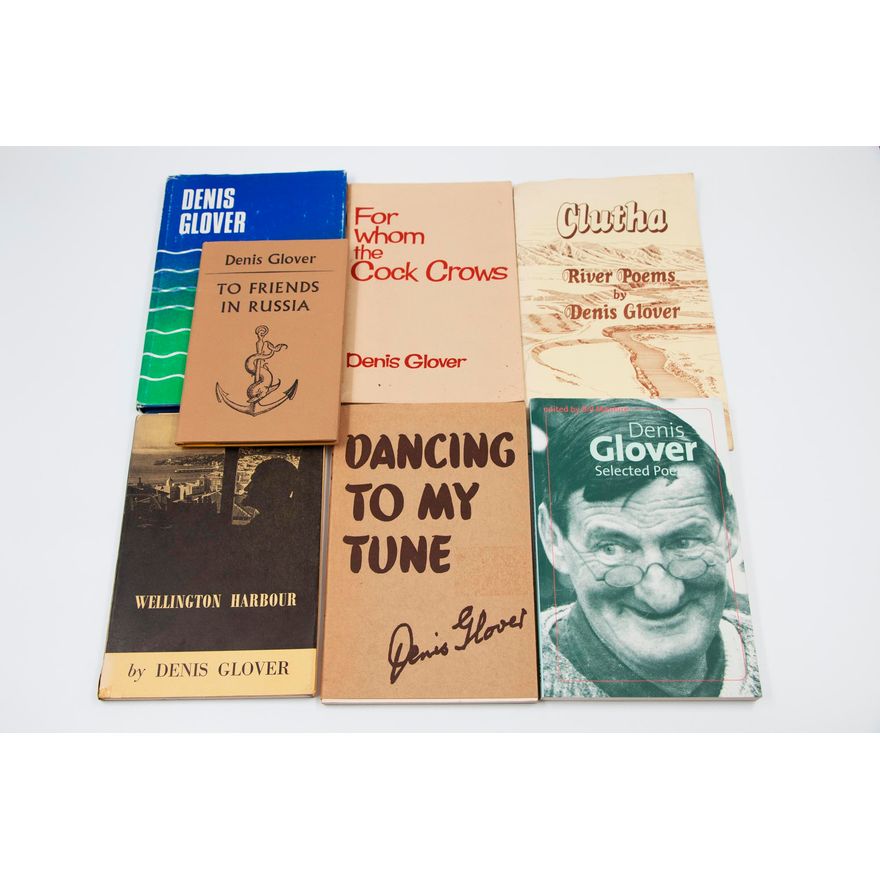 GLOVER, DENIS [7 titles, one inscribed]