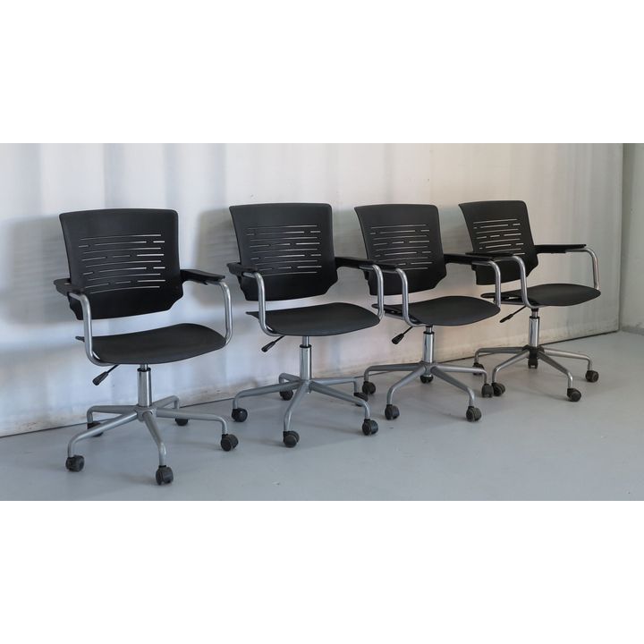 SET OF 4 OFFICE CHAIRS