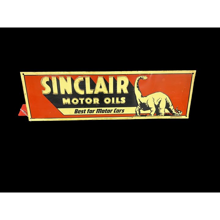 Reproduction Sinclair Motor Oils Best For Motor Cars Tin Metal Sign