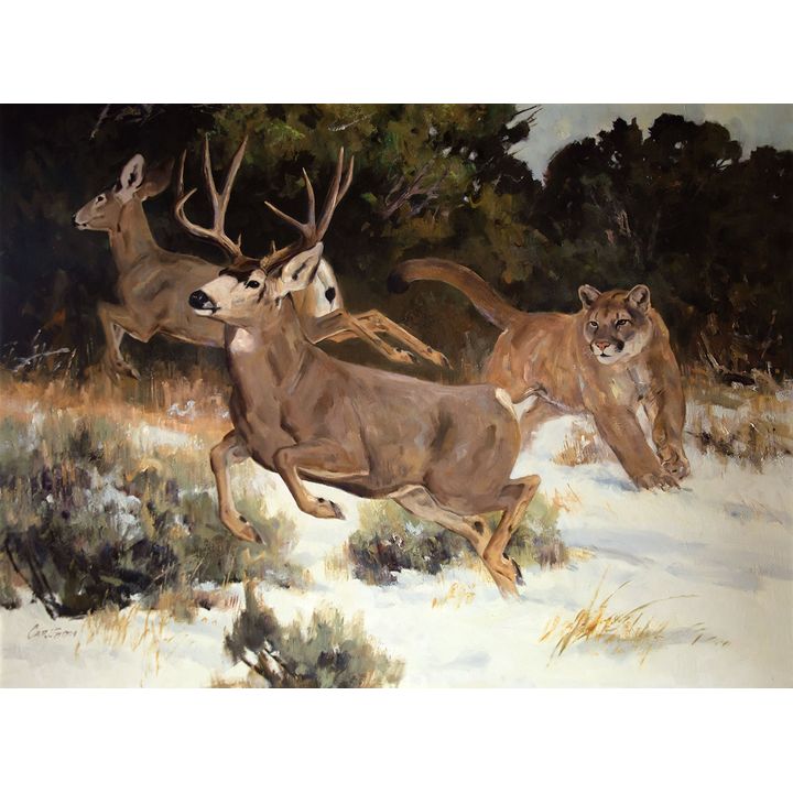 Running Chance by Ken Carlson (1937- )