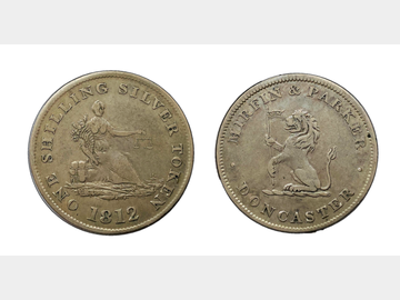 1812 KING GEORGE III SILVER DONCASTER SHILLING