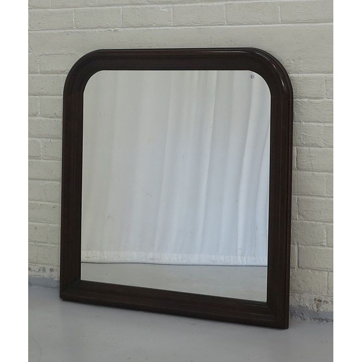 MAHOGANY FRAMED MIRROR