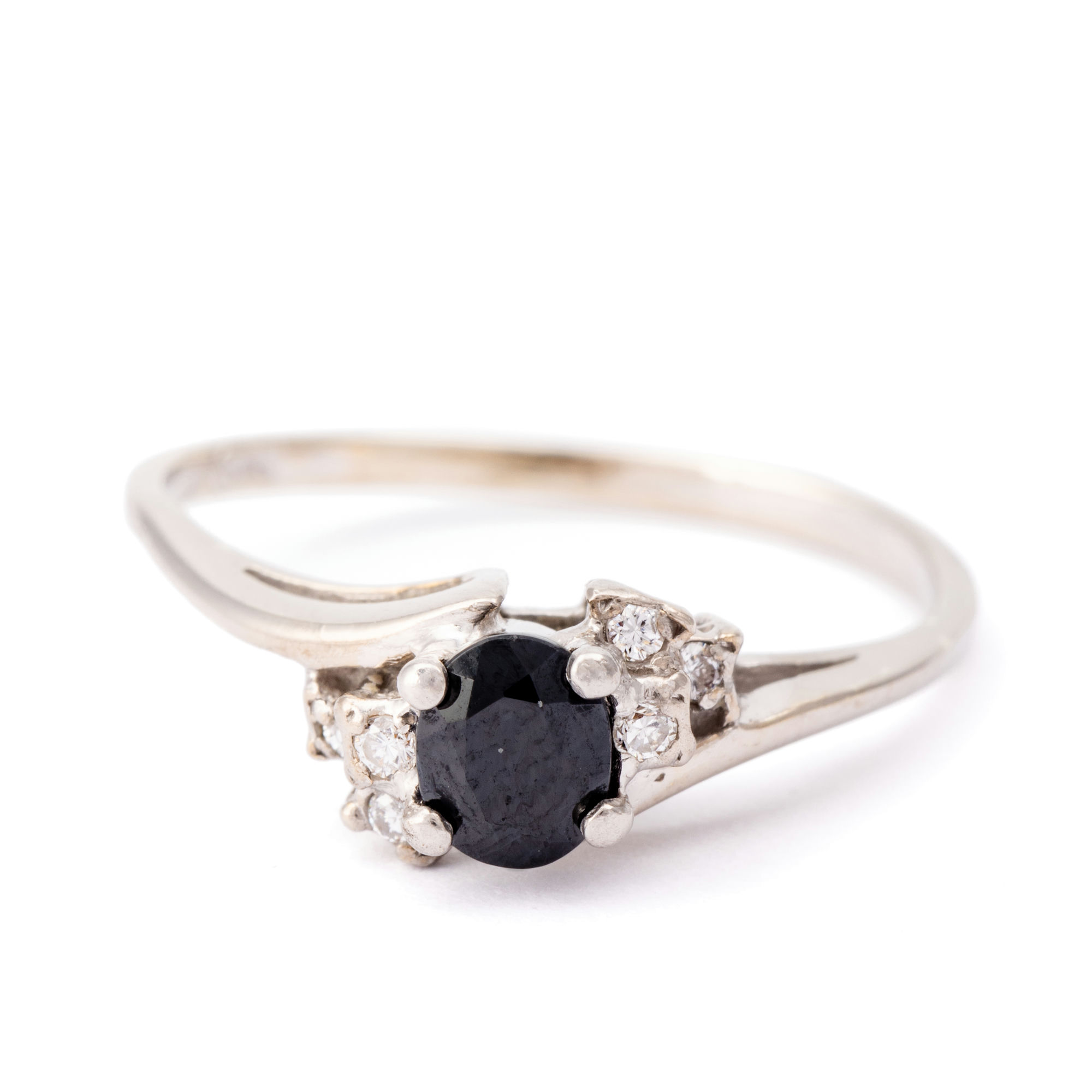 Sapphire & Diamond Ring 9ct Gold,