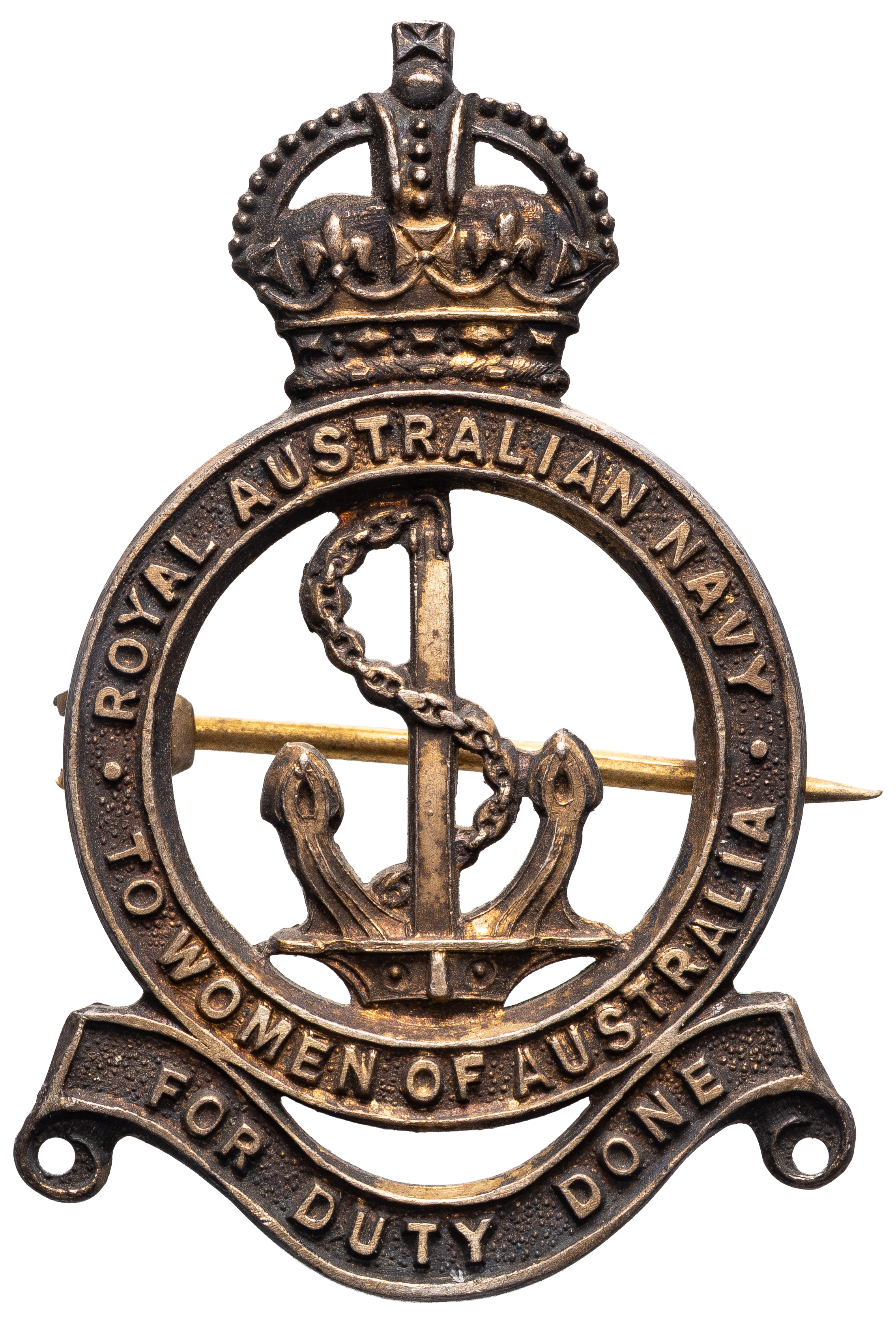 Royal Australian Navy, To Women of Australia, For Duty Done, 1914 - 1918, VF