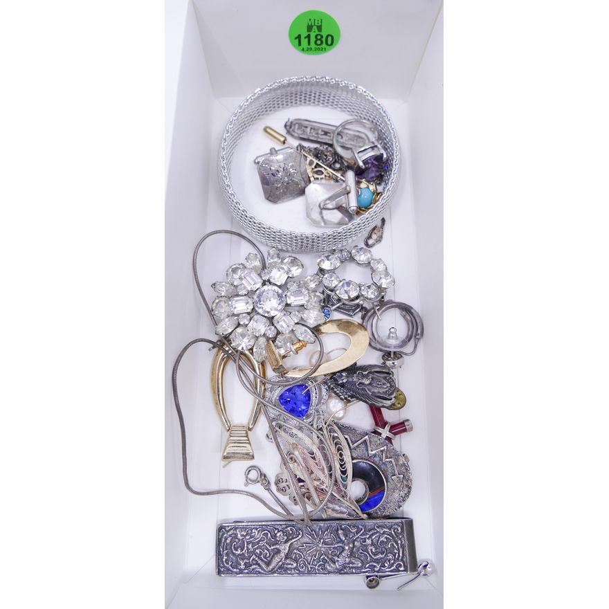 Box Sterling & Costume MISC Jewelry