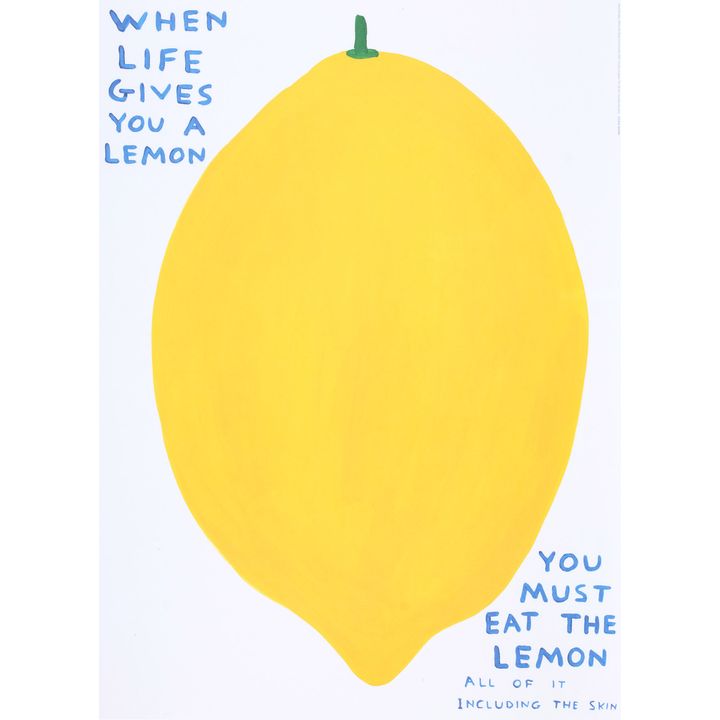 David Shrigley 'When Life Gives you a Lemon'