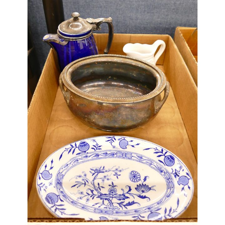 Box Antique Restaurant Ware Items