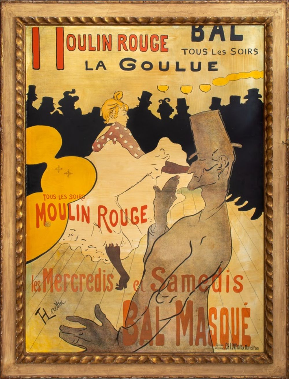 Amazon.com: Moulin Rouge by Henri de Toulouse-Lautrec - 28 x