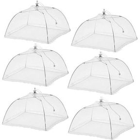 Food Covers Foldable Insect Proof Food Covers 6 Piece Reusable Food Tents 6 Pack |