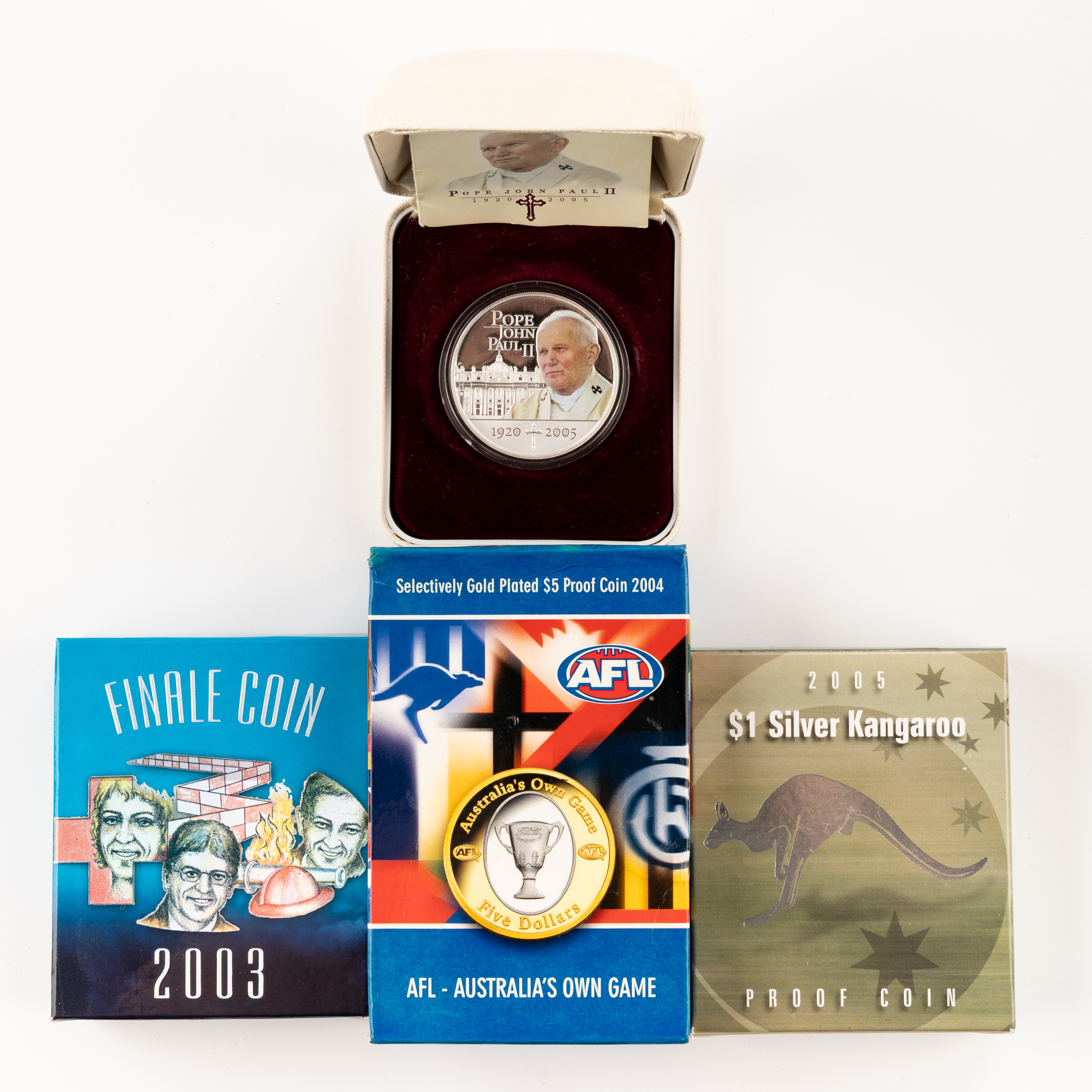 Elizabeth II, RAM- Proof Coin, One Dollar - Five Dollars, 2003 - 2005, UNC - Proof