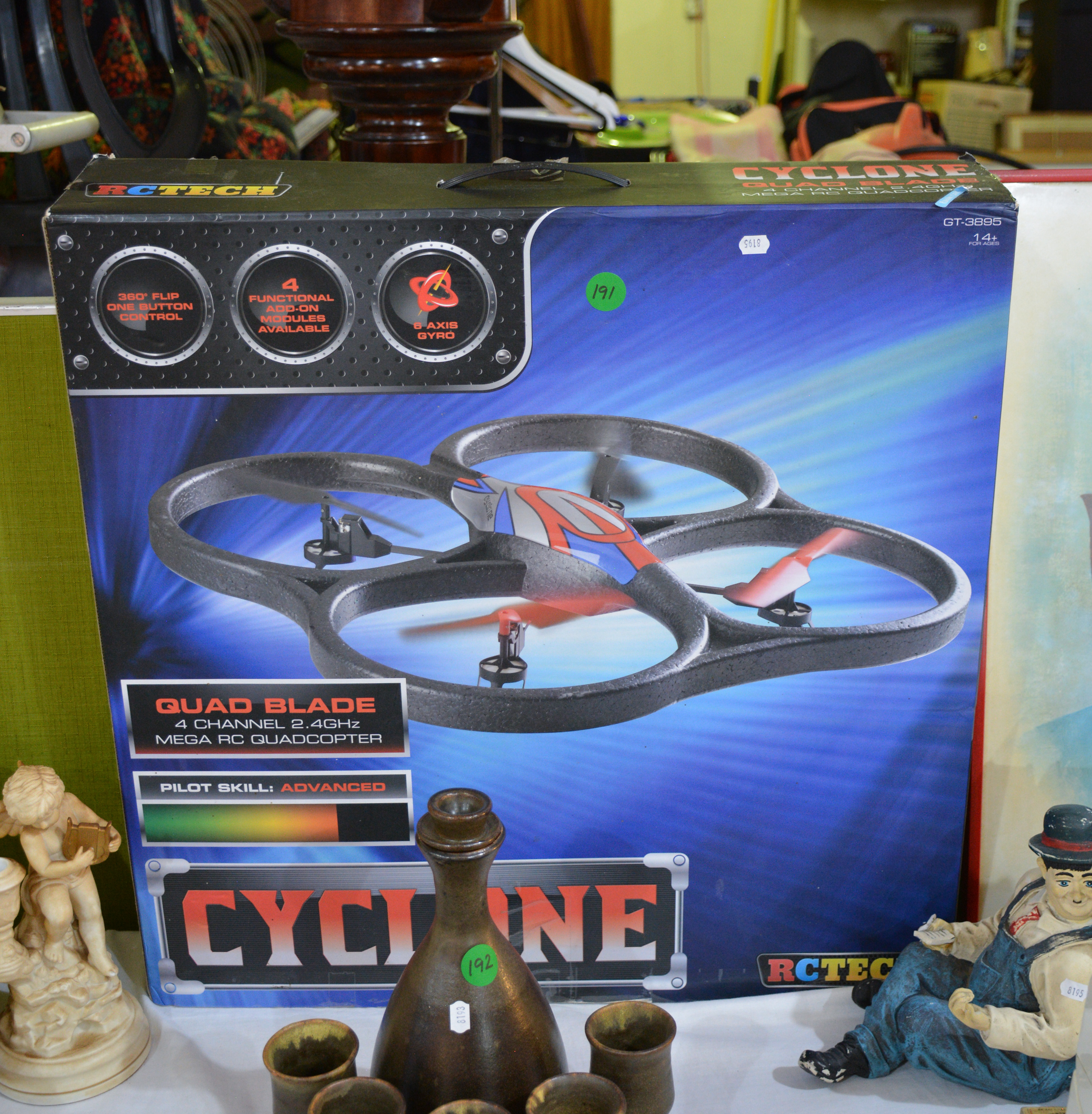 Cyclone RC Tech Drone — sold at auction in New Zealand for $20