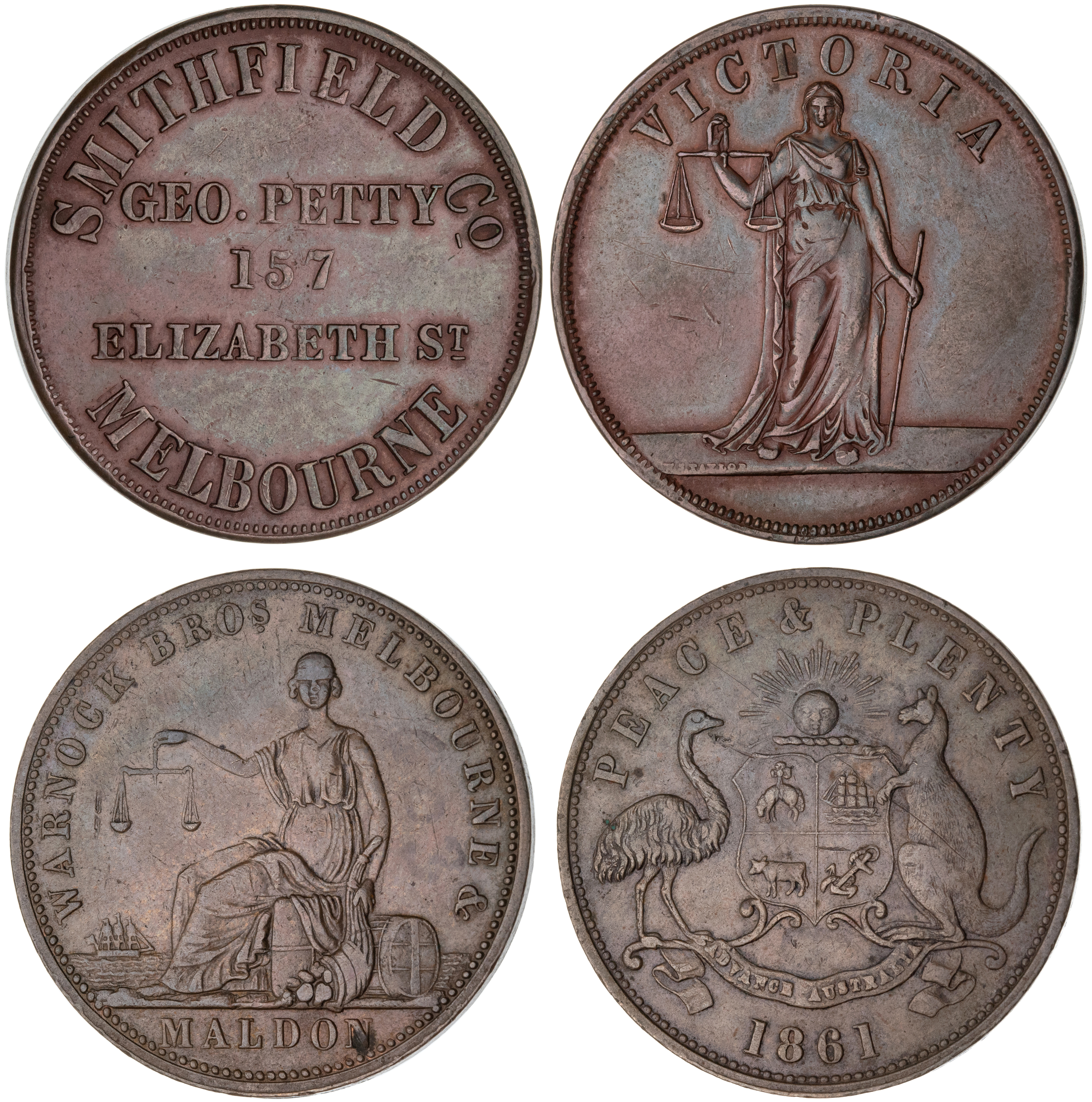 Melbourne, Victoria, George Petty, Penny, ND, EF