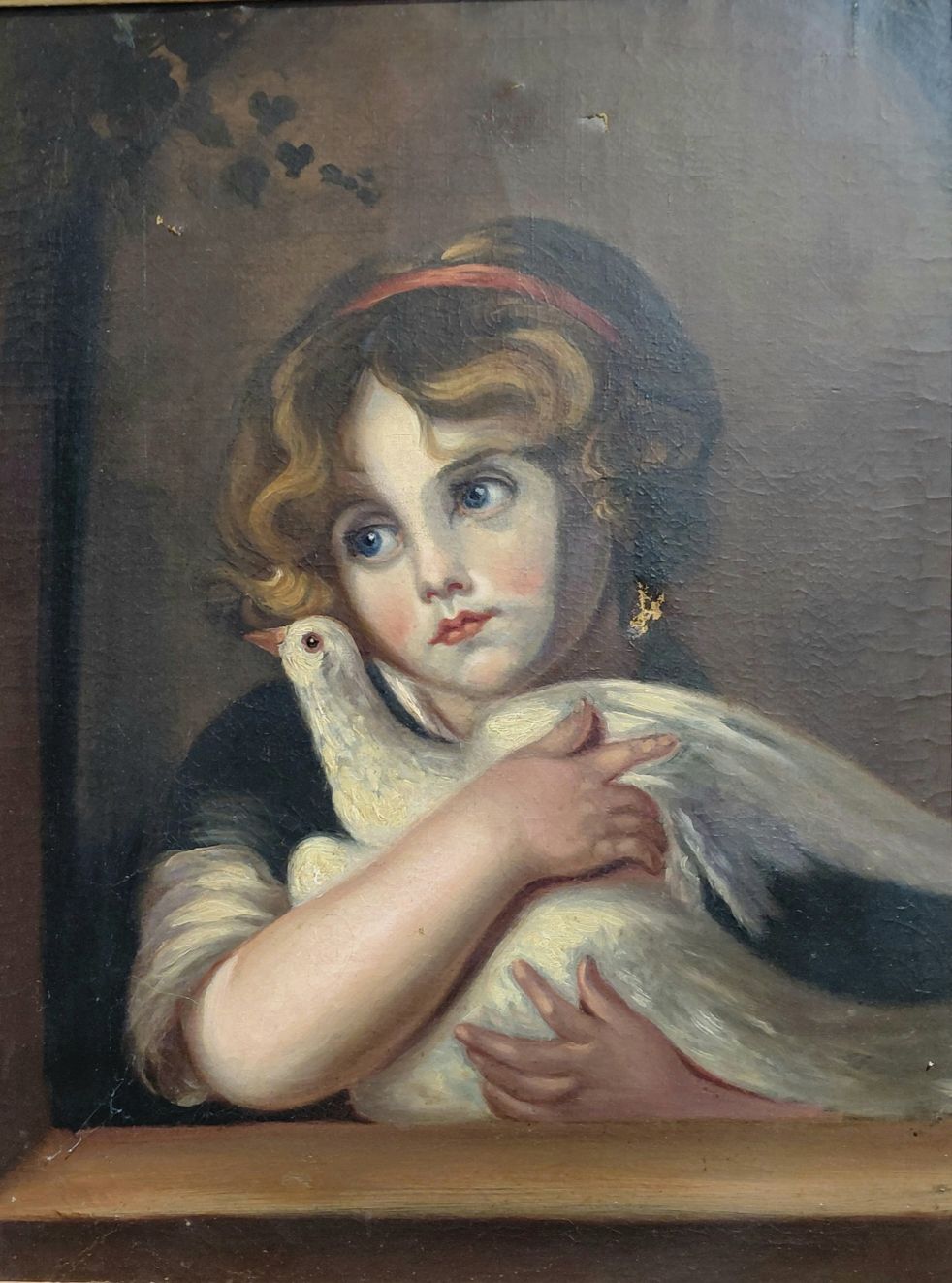 503 · EARLY OIL PORTRAIT