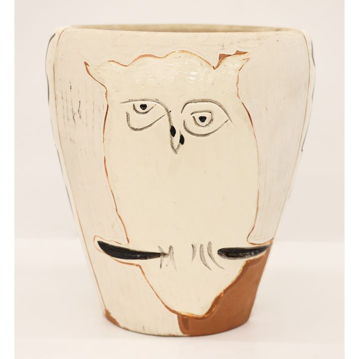 Pablo Picasso ''Visage et Hibou'' (A.R. 407) Ceramic