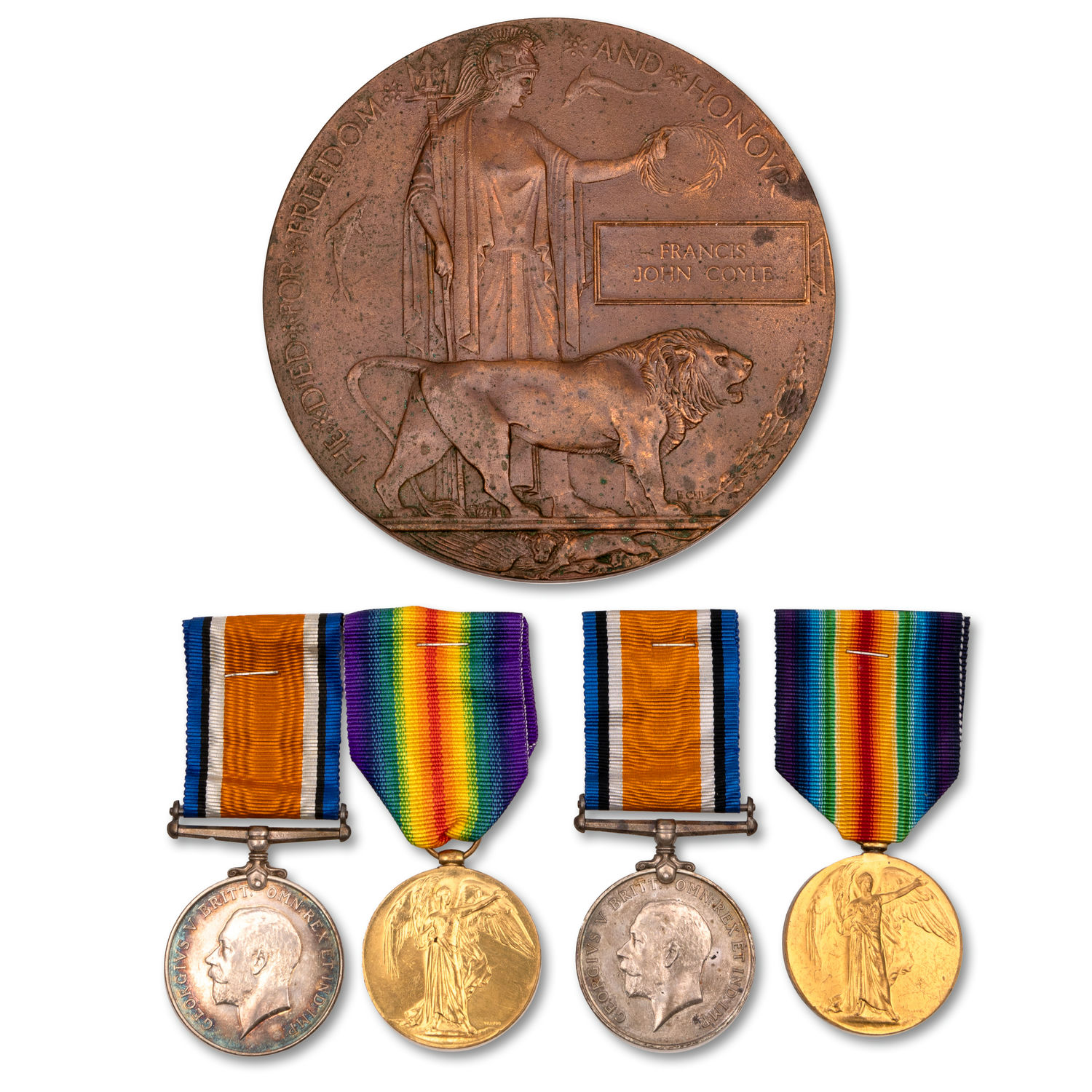New Zealand, Pair - Family Group, WWI, aEF - EF