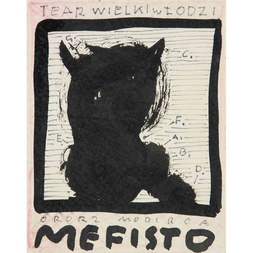 Franciszek Starowieyski | Projekt plakatu do Mefista