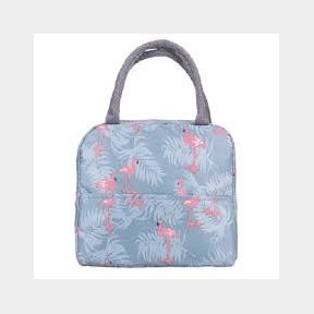 Flamingo Lunch Bag - Grey - Bar 9902044869524 - 51748/20070 SN B2 (S7)