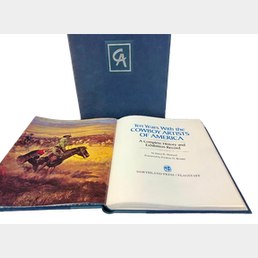 Rare #17 of 150 Cowboy Artists Book With Twenty-Two Artist Signatures