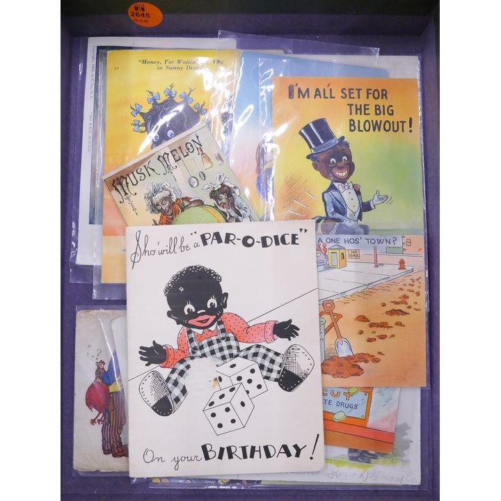 Box Black American Ephemera