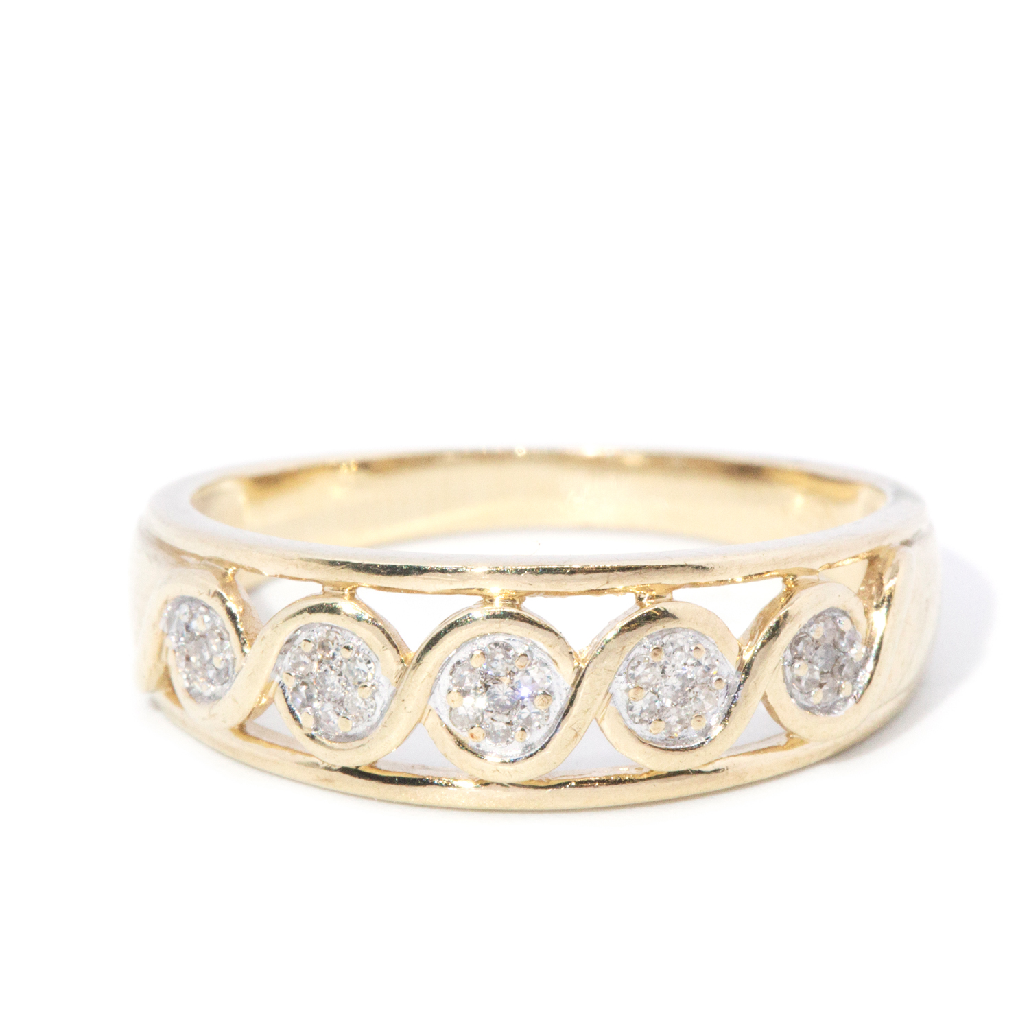 9ct Gold Diamond Ring
