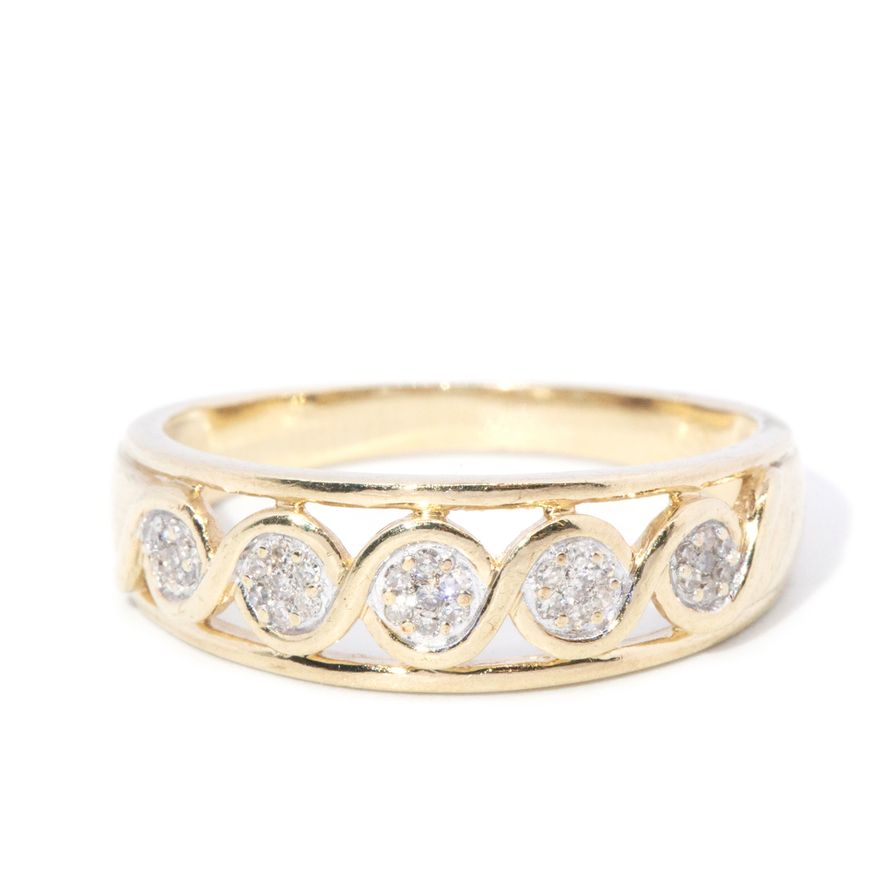 9ct Gold Diamond Ring