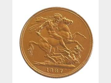 1887 VICTORIA JUBILEE HEAD GOLD SOVEREIGN