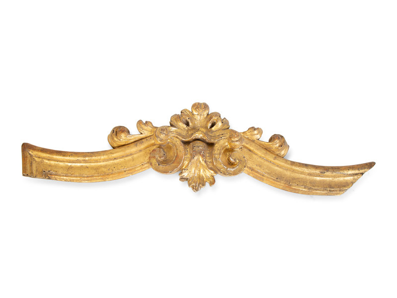 A Group of Italian Giltwood Wall Mounts
Length of largest 18 inches.