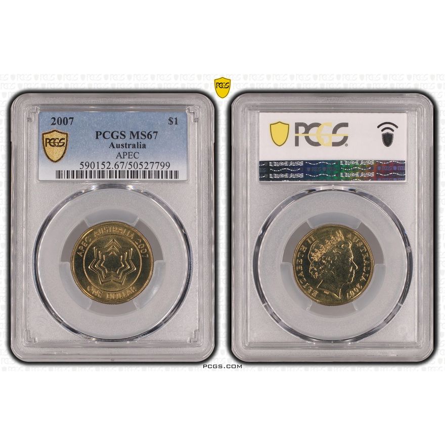 APEC, POP 6/0, One Dollar, 2007, PCGS MS67