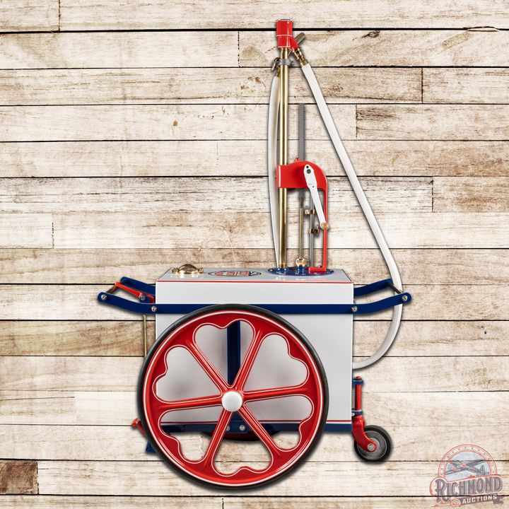 Socony Mobil Gas Cart Restored