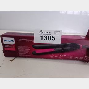 PHILIPS THERMOPROTECT STRAIGHTCARE ESSENTIAL STRAIGHTENER - BLACK PINK