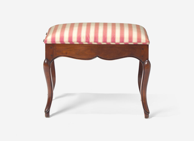 A Louis XV Provincial Fruitwood Metamorphic Foot Rest and Library Steps