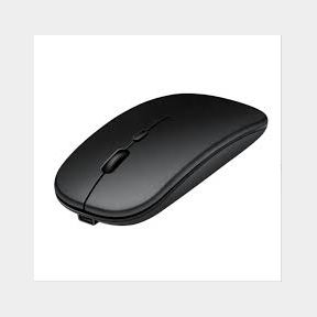 Silent RGB Mouse Wireless Rechargeable - Black -Bar 9902136143198- 51745/18626