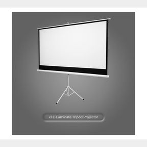 Connex E-Luminate Tripod Projector Screen 100''