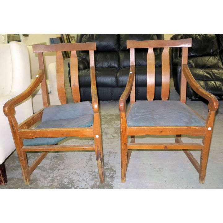 PAIR OF ARMCHAIRS